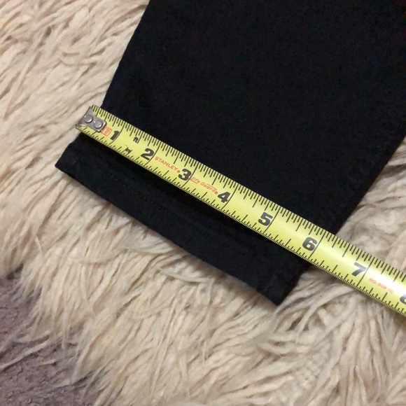 Like New-CK High Rise Straight Jeans-Sz 26-Black-Made with”Repreve” Cotton Blend - Picture 5 of 13
